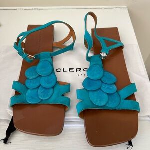 Clergerie Turquoise Sandals